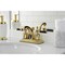 Kingston Brass KB4642DKL 4-Inch Centerset Bathroom Faucet with Retail Pop-Up, Polished Brass KB4642DKL - alternate 6